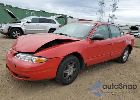 2004 Oldsmobile Alero Gl из США, поврежденный, VIN 1G3NL52E04C218916